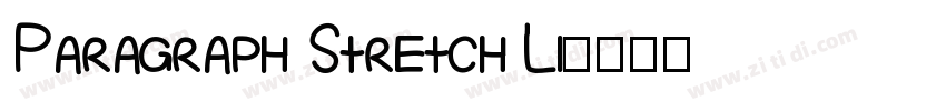 Paragraph Stretch Li字体转换